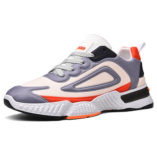 Buy orange Men Flat Round Toe Running Shoes