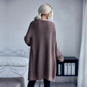 Women Long Cardigan Sweater