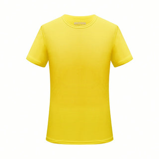 Buy yellow Men Quick Dry Solid T-Shirts