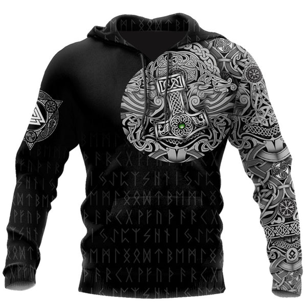 Men Cool Animal Print Hoodie