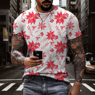 Men Digital Printing  3d T-Shirt