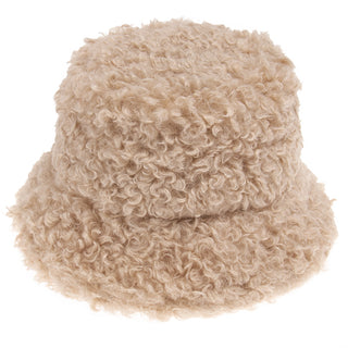 Buy beige Unisex Wool Bucket Hat