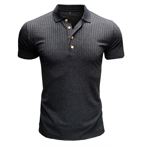 Men's Short Sleeve Polo Lapel T-Shirt