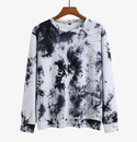 Men Tie-dye Thin Loose Sweater