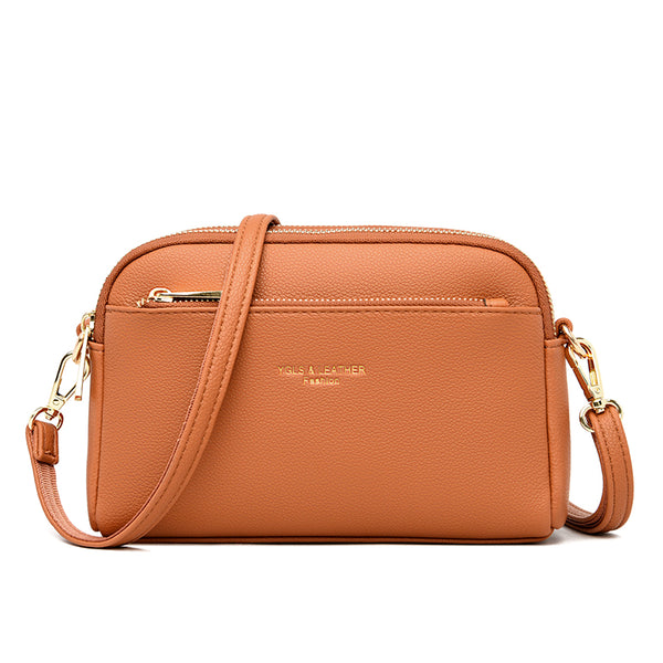 Women Plain Diagonal Crossbody Bag