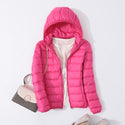 Women Slim Portable Short Thin Down Jacket