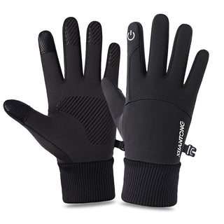 Buy black Men Elastic Touch Screen Gloves