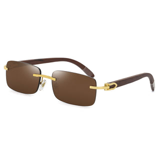 Buy brown Unisex Mirror Legs Sunglasses