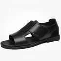 Men Casual Leather Roman Open Toed Sandals