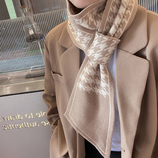 Woolen Plain Weave Jacquard Scarves