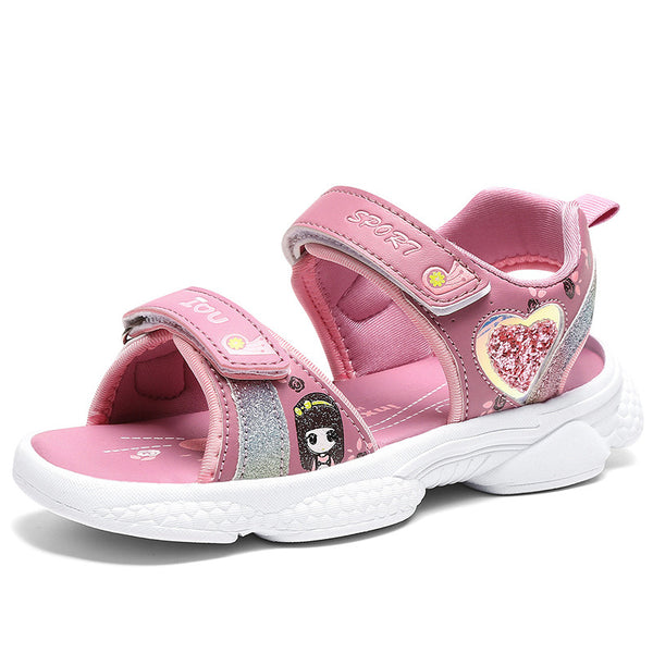 Girls' Lightweight Soft Sole Sandals