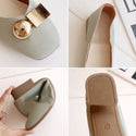 Women's Soft-soled Flat-heel Shallow Square Toe Shoes