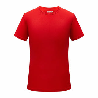 Buy red Men Quick Dry Solid T-Shirts