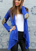 Long-Sleeved Stitching Fashion Cardigan