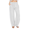 Elastic Waist Loose Jogger Pants With Pockets