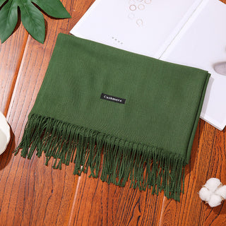 Buy grassgreen Women Foulard Wrapped Neck Scarves