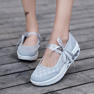 Buy grey Comfortable Casual Shoes With Thick Sole