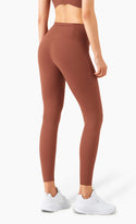 Nylon Back Pocketed High Waist Leggings