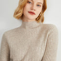 Turtleneck Solid Colored Sweater