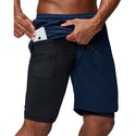 Men Double Layer Shorts