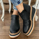 New Style Side Zipper Flat Shoes