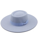 Concave Solid-Coloured Felt Hat