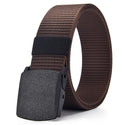 Men Canvas Automatic Buckle Outdoor Belt