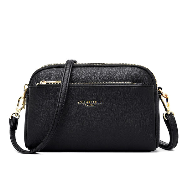 Women Plain Diagonal Crossbody Bag