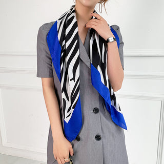 Buy style-3 Women Multi-Patterned Printed Silk Scarf