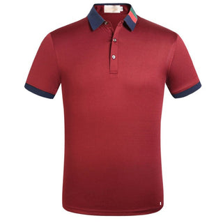 Men Short Sleeved Business Polo Shirts