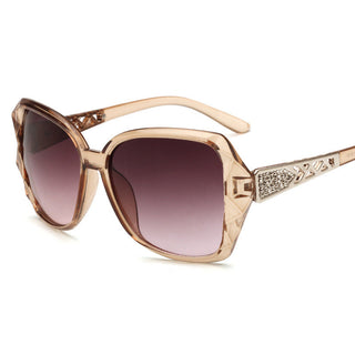 Buy champagne Big Frame Retro Sunglasses