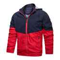 Men Hooded Stand Collar Casual Jacket