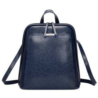 Large Capacity Leather Backpack