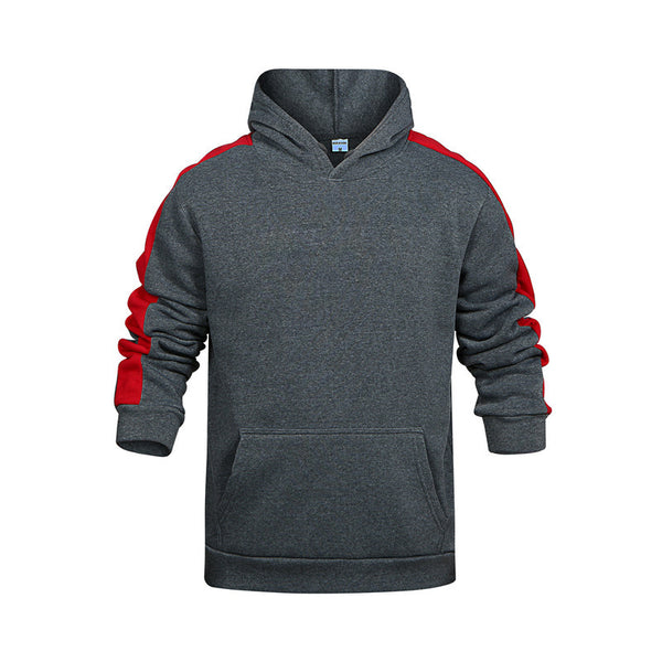 Men Striped Casual Cotton Hoodie