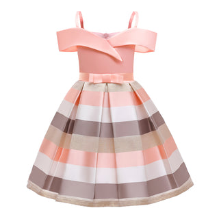 Buy pink Girls Fashion Sling Dress