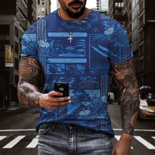 Buy 5-style Men Digital Printing  3d T-Shirt