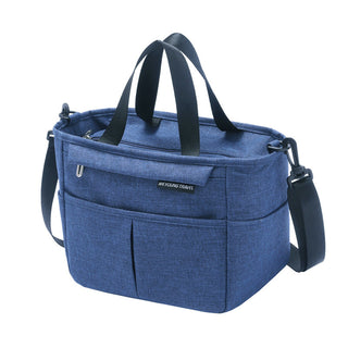 Buy navy-blue Portable Insulated Lunch Bag