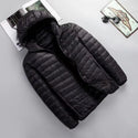 Men Lightweight Down Hooded Jacket