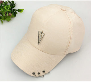 Buy beige Triangle Clipped Solid Coloured Sun Hat