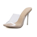 Women Thin Crystal Transparent Heels