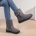 Women Velcro Winter Warm Snow Boots