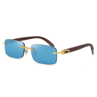 Buy blue Unisex Mirror Legs Sunglasses