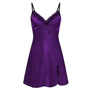 Buy purple Women&#39;s Lace Sling Nightdress