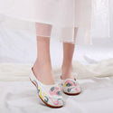 Women Soft Floral Slip-on Flats