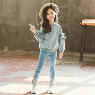 Buy blue Two-Piece Pullover Sweater and Jeans