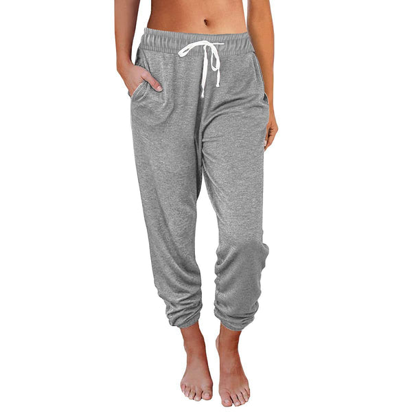 Unisex High Waist Loose Pocketed Sweatpants-