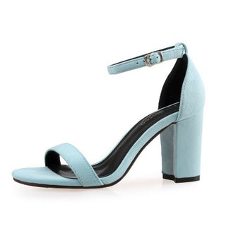 Buy teal Women One Word Buckled High Heels